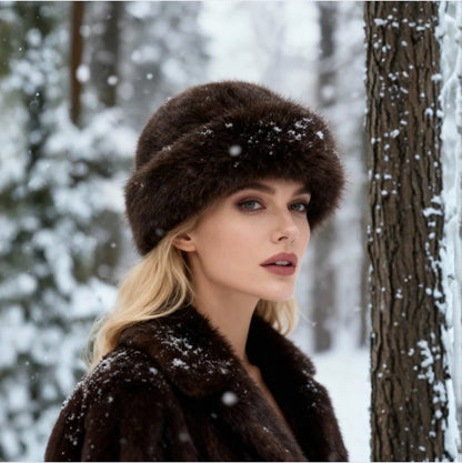 Regina - Gorro de piel para los días de invierno