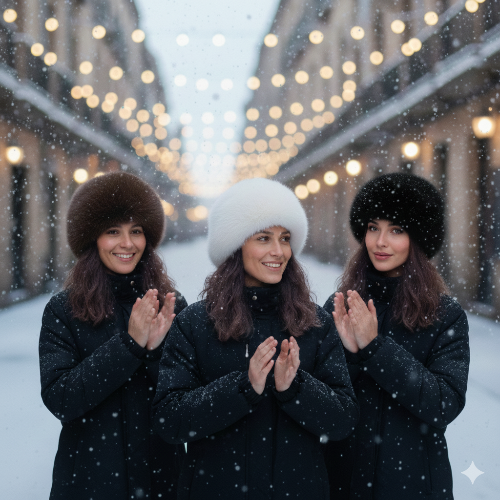 Regina - Gorro de piel para los días de invierno